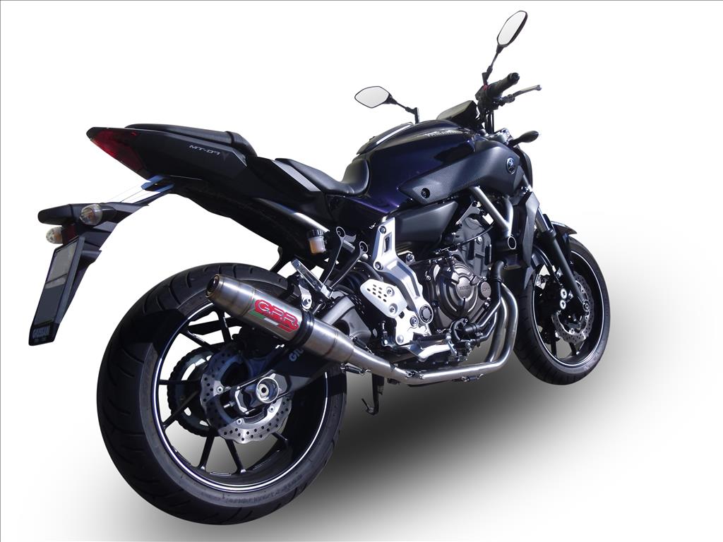 GPR Yamaha MT-07 (14/17) Full Exhaust System "Deeptone Inox" (racing)