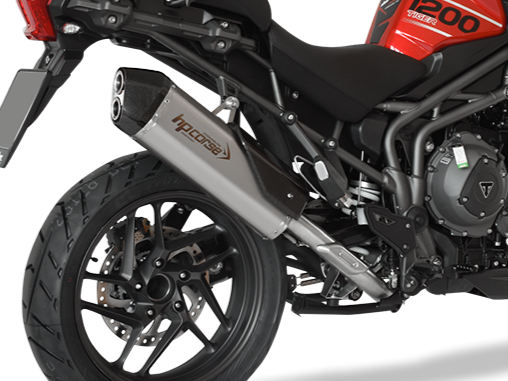 HP CORSE Triumph Tiger 1200 (18/21) Slip-on Exhaust "SPS Carbon Titanium" (EU homologated)