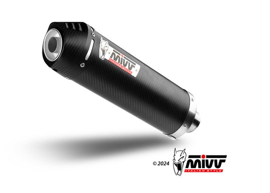 MIVV B.002 BMW R 1200 GS / Adventure (04 / 07) Slip-on Exhaust "Oval" (carbon+cap; approved) – Accessories in the 2WheelsHero Motorcycle Aftermarket Accessories and Parts Online Shop