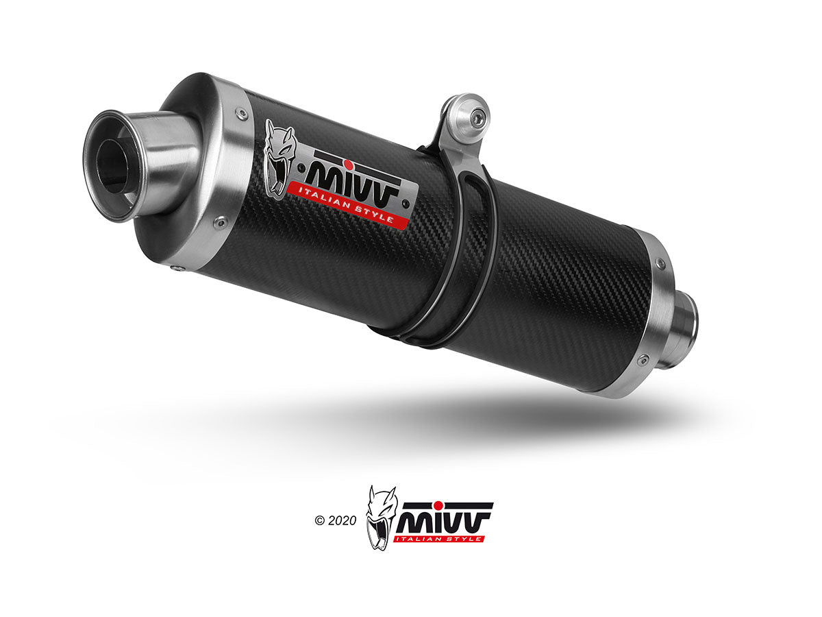 MIVV Y.003 YAMAHA YZF 600 R6 (1999 - 2002) SLIP-ON Exhaust "OVAL" (Carbon; approved) – Accessories in the 2WheelsHero Motorcycle Aftermarket Accessories and Parts Online Shop