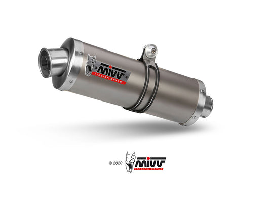 MIVV S.013 SUZUKI GSX-R 1000 ( 2003 - 04 ) Slip-on Exhaust "Oval" (titanium; approved) – Accessories in the 2WheelsHero Motorcycle Aftermarket Accessories and Parts Online Shop