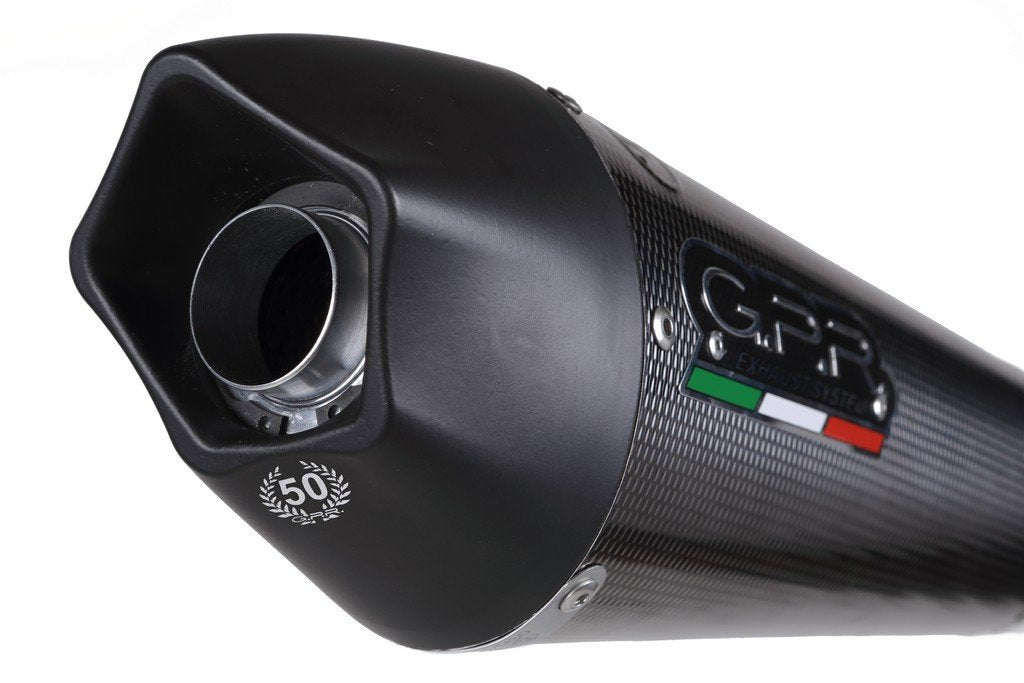 GPR Triumph Speed Triple 1050 (05/10) 3 to 2 Slip-on Exhaust "GPE Anniversary Poppy" (EU homologated)