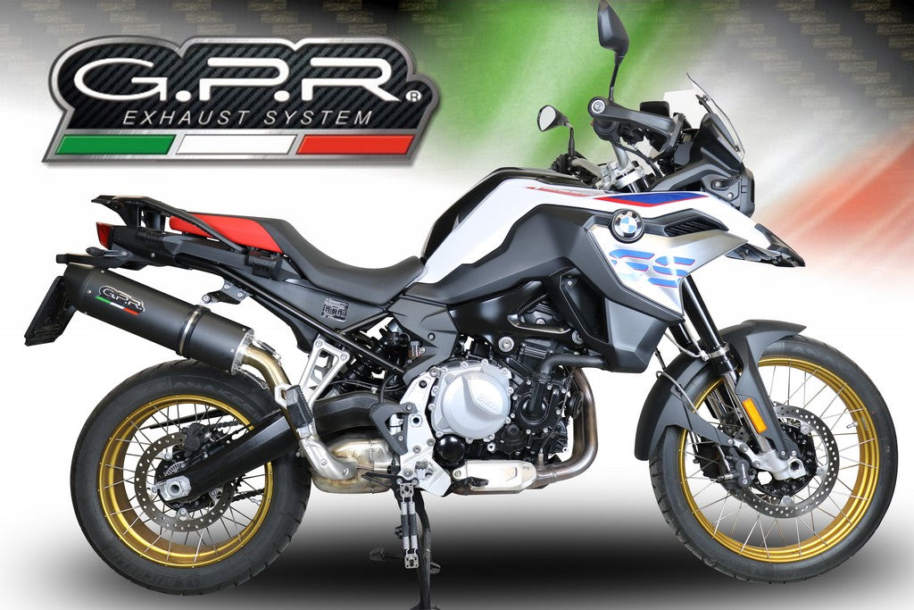 GPR BMW F850GS / Adventure Slip-on Exhaust "Furore Evo 4 Nero" (EU homologated)