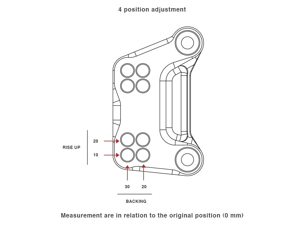 K021 - BONAMICI RACING Kawasaki ZX-10R (21/22) Adjustable Rearset – Accessories in the 2WheelsHero Motorcycle Aftermarket Accessories and Parts Online Shop