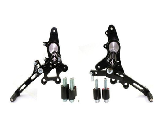 PRHME02 - DUCABIKE Ducati Multistrada / Hypermotard Adjustable Pilot Rearset