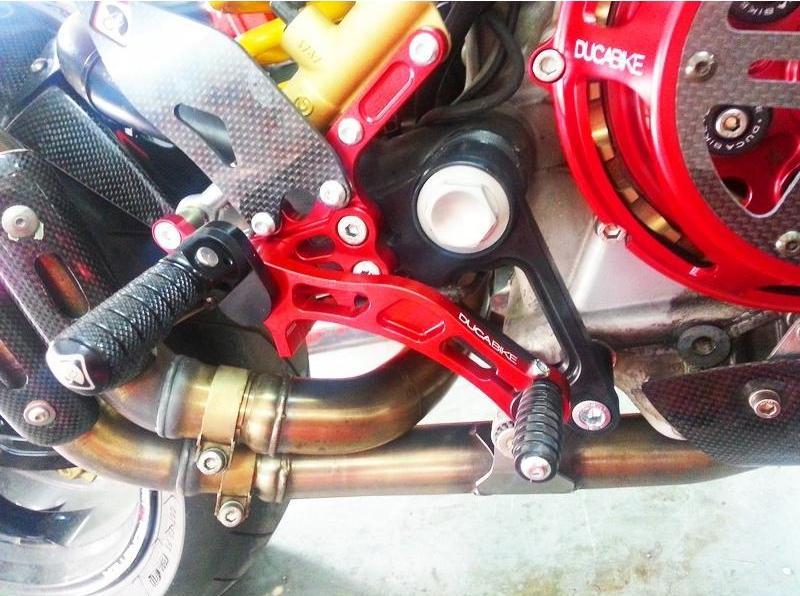 PRM01 - DUCABIKE Ducati Monster S2R/S4R Adjustable Pilot Rearset