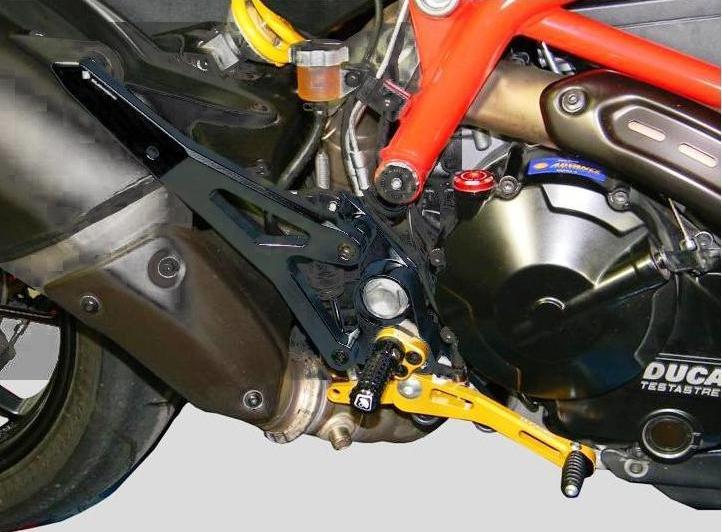 PRNHM01 - DUCABIKE Ducati Hypermotard 821/939 Adjustable Rearset