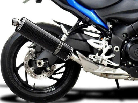 DELKEVIC Suzuki GSX-S1000 Full Exhaust System with Stubby 18" Carbon Silencer