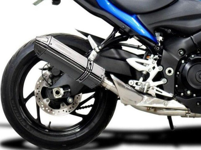 DELKEVIC Suzuki GSX-S1000 Full Exhaust System with 13" Tri-Oval Silencer