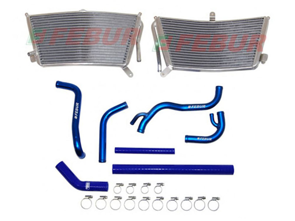 FEBUR Suzuki GSX-R1000 (09/16) Additional Racing Water Radiator (With silicon hoses)