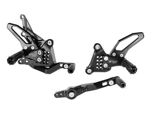 Y016 - BONAMICI RACING Yamaha MT-09 (2021+) Adjustable Rearset – Accessories in the 2WheelsHero Motorcycle Aftermarket Accessories and Parts Online Shop