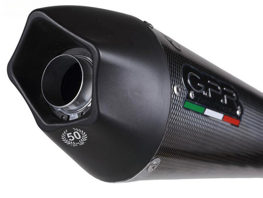 GPR Aprilia Dorsoduro 900 Dual Slip-on Exhaust "GPE Anniversary Poppy" (EU homologated)