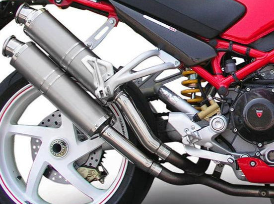 SPARK GDU0823 Ducati Monster S4R / S4RS (06/08) Titanium Slip-on Exhaust "Round" (EU homologated; 45° lateral mounting) – Accessories in the 2WheelsHero Motorcycle Aftermarket Accessories and Parts Online Shop