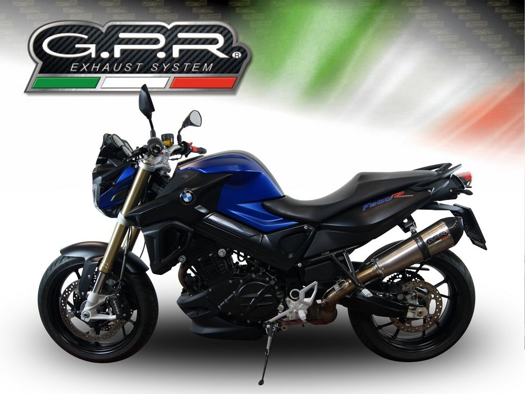 GPR BMW F800R (09/14) Slip-on Exhaust "GPE Anniversary Titanium"