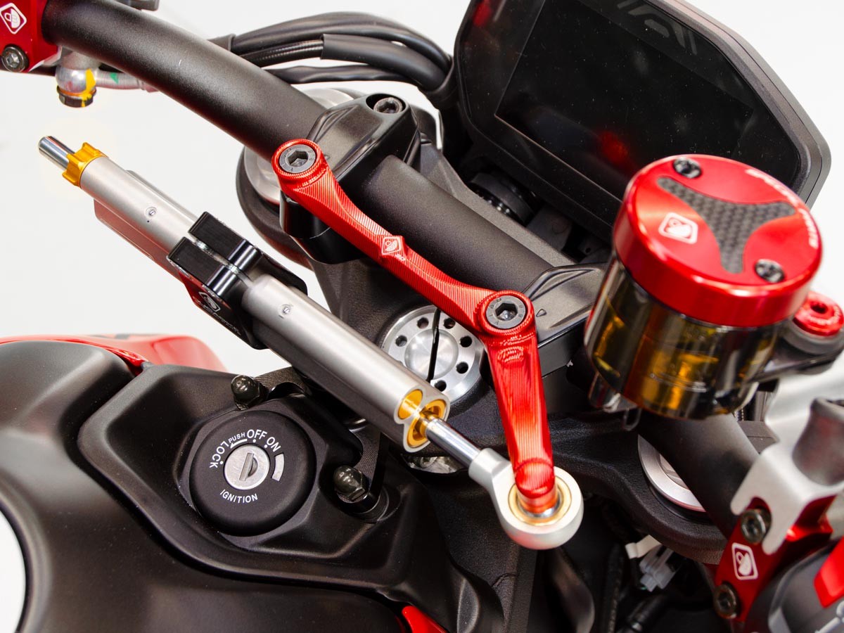 Ducati Monster 950 (2021+) OHLINS Steering Damper + DUCABIKE Mounting Kit