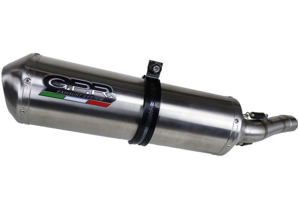 GPR Yamaha YZF-R6 (06/16) Slip-on Exhaust "Satinox" (EU homologated)