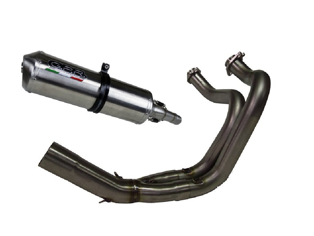 GPR Kawasaki KLX250 / D-Tracker Full Exhaust System "Satinox" (EU homologated)