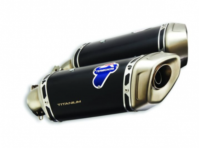 TERMIGNONI 020CRB Ducati Hypermotard 950 / SP (19/23) Black Titanium Exhaust Silencers  (EURO5) – Accessories in Desmoheart – an Motorcycle Aftermarket Parts & Accessories Online Shop