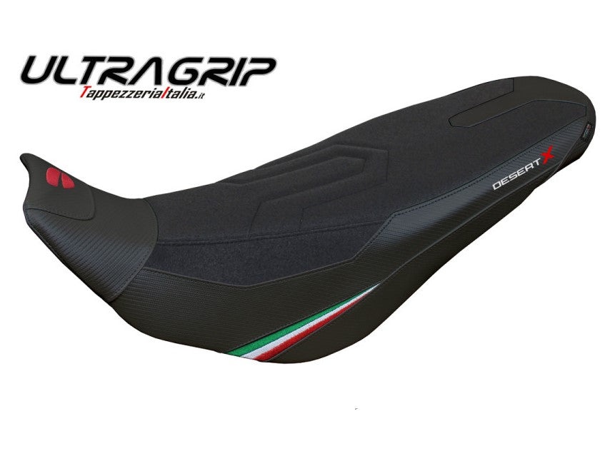 TAPPEZZERIA ITALIA Ducati DesertX Rally Saddle (2022+) Ultragrip Seat Cover "Eriba"