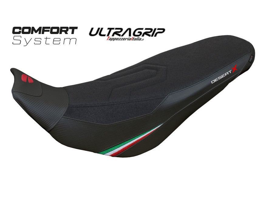 TAPPEZZERIA ITALIA Ducati DesertX Rally Saddle (2022+) Ultragrip Comfort Seat Cover "Keren"