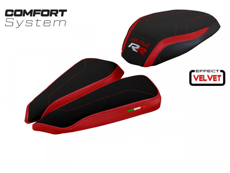 TAPPEZZERIA ITALIA MV Agusta Brutale 1000 RR (2020+) Comfort Seat Cover "Meilan Velvet"