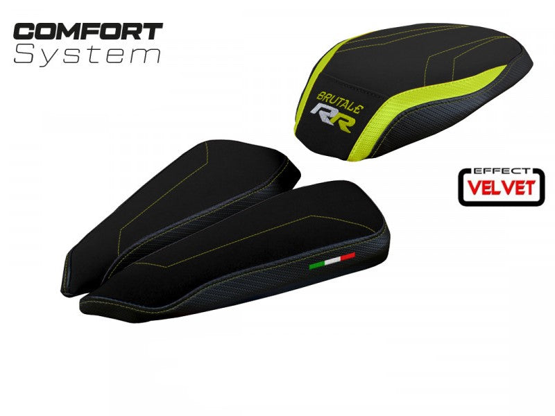 TAPPEZZERIA ITALIA MV Agusta Brutale 1000 RR (2020+) Comfort Seat Cover "Meilan Velvet"