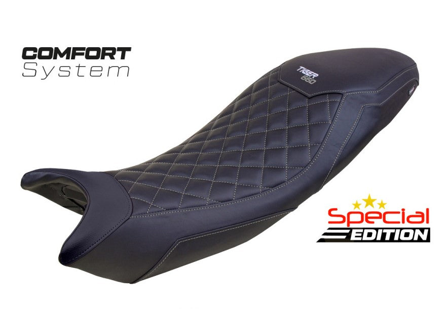 TAPPEZZERIA ITALIA Triumph Tiger Sport 660 (2022+) Comfort Seat Cover "Derry Special Edition"