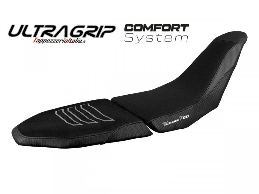 TAPPEZZERIA ITALIA Yamaha Tenere 700 (2019+) Ultragrip Comfort Seat Cover "Akita" (RAID 2022 double seat)