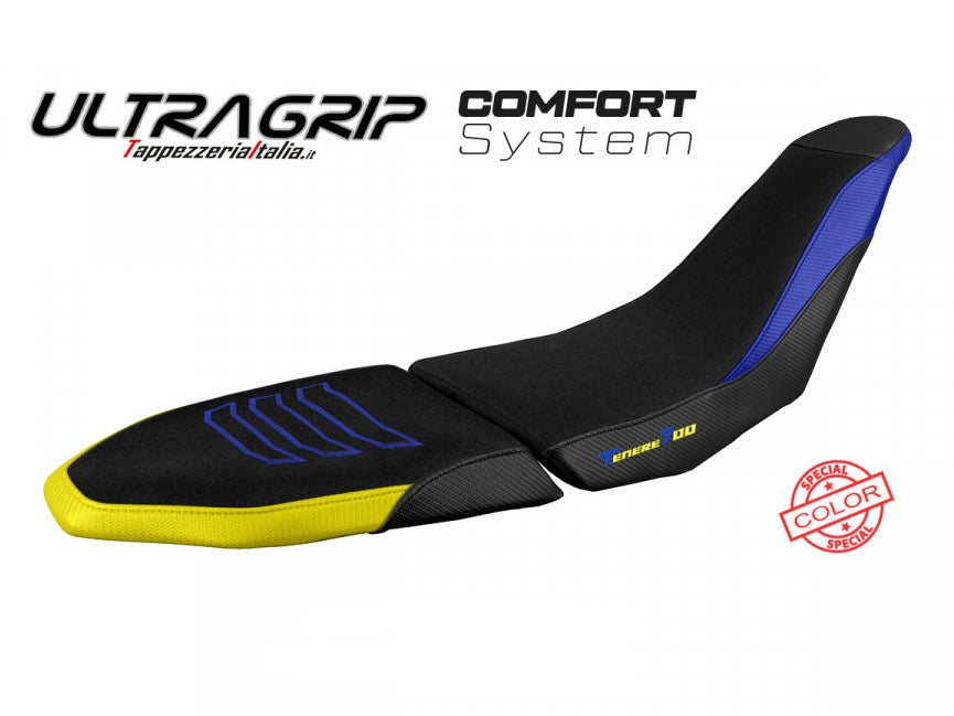 TAPPEZZERIA ITALIA Yamaha Tenere 700 (2019+) Ultragrip Comfort Seat Cover "Akita" (RAID 2022 double seat)