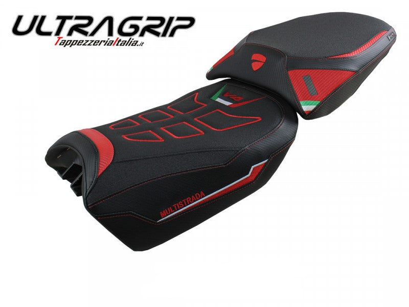 TAPPEZZERIA ITALIA Ducati Multistrada V4 Pikes Peak (2022+) Ultragrip Seat Cover "Safi"