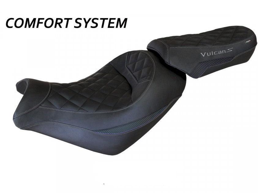 TAPPEZZERIA ITALIA Kawasaki EN650 Vulcan S (2015+) Comfort Seat Cover "Taipei"