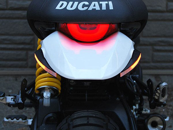 NEW RAGE CYCLES Ducati Scrambler Desert Sled LED Tail Tidy Fender Eliminator