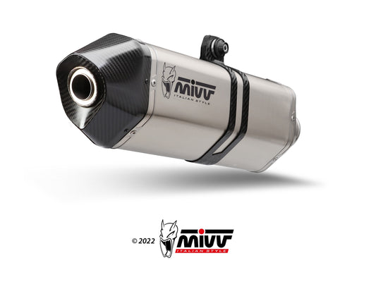 MIVV KT.017 KTM 1290 SUPER ADVENTURE / R / S / T ( 2015 - 20 ) Slip-on Exhaust "Speed Edge" (stainless steel; approved) – Accessories in the 2WheelsHero Motorcycle Aftermarket Accessories and Parts Online Shop