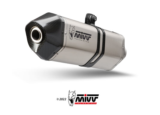 MIVV CF.001 CF MOTO 800MT ( 2022+ ) Slip-on Exhaust "Speed Edge" (stainless steel; approved) – Accessories in the 2WheelsHero Motorcycle Aftermarket Accessories and Parts Online Shop