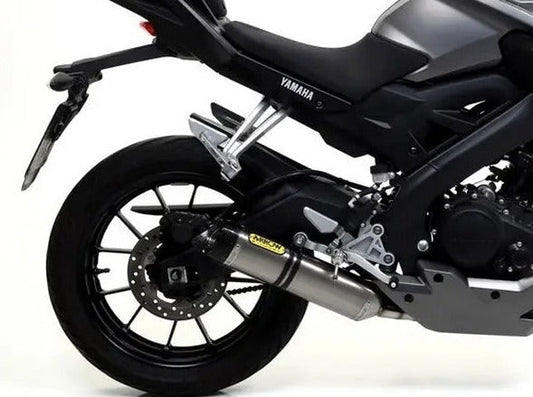 ARROW 51019MI+51518PK Yamaha MT125 (2021+) Titanium Full Exhaust System "Competition Evo Thunder" (racing) – Accessories in the 2WheelsHero Motorcycle Aftermarket Accessories and Parts Online Shop