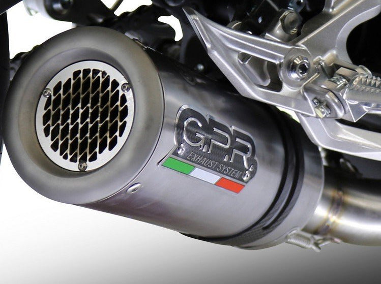 GPR BMW F850GS / Adventure Slip-on Exhaust "M3 Titanium Natural" (EU homologated)