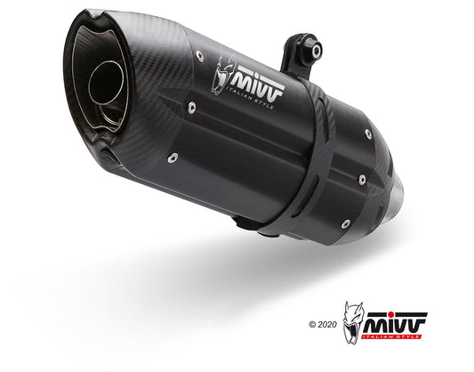 MIVV H.067 HONDA CB 500 X ( 2017 / 20 ) Slip On Exhaust "Suono" (black; approved) – Accessories in the 2WheelsHero Motorcycle Aftermarket Accessories and Parts Online Shop