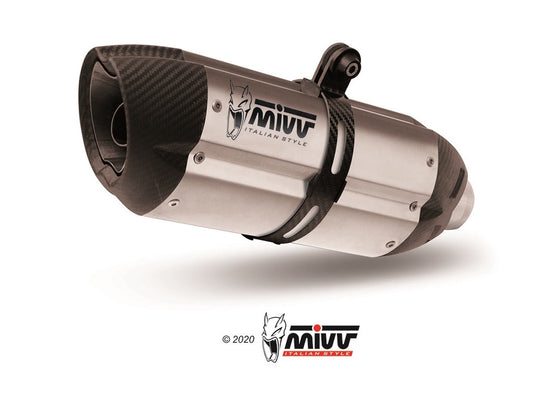 MIVV S.037 SUZUKI GSR 750 ( 2011 / 16 ) Slip-on Exhaust "Suono" (stainless steel; approved) – Accessories in the 2WheelsHero Motorcycle Aftermarket Accessories and Parts Online Shop