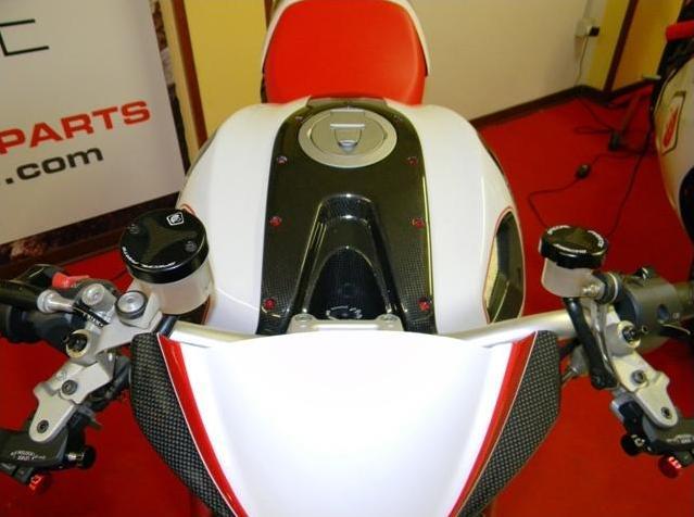 TLS01 - DUCABIKE Ducati Front Fluid Tanks caps