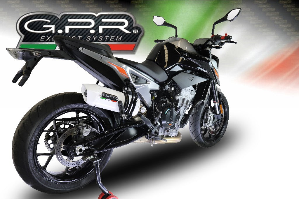 GPR KTM 790 / 890 Duke Slip-on Exhaust "Albus Evo 4" (EU homologated)