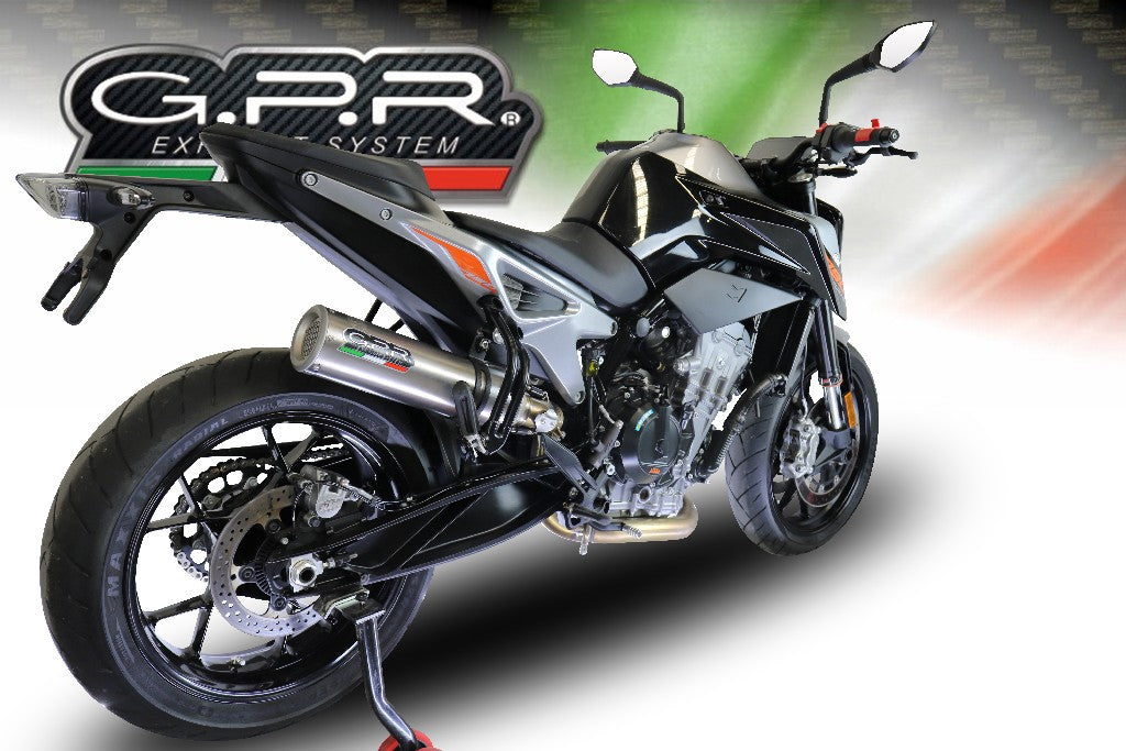 GPR KTM 790 / 890 Duke Slip-on Exhaust "M3 Titanium Natural"