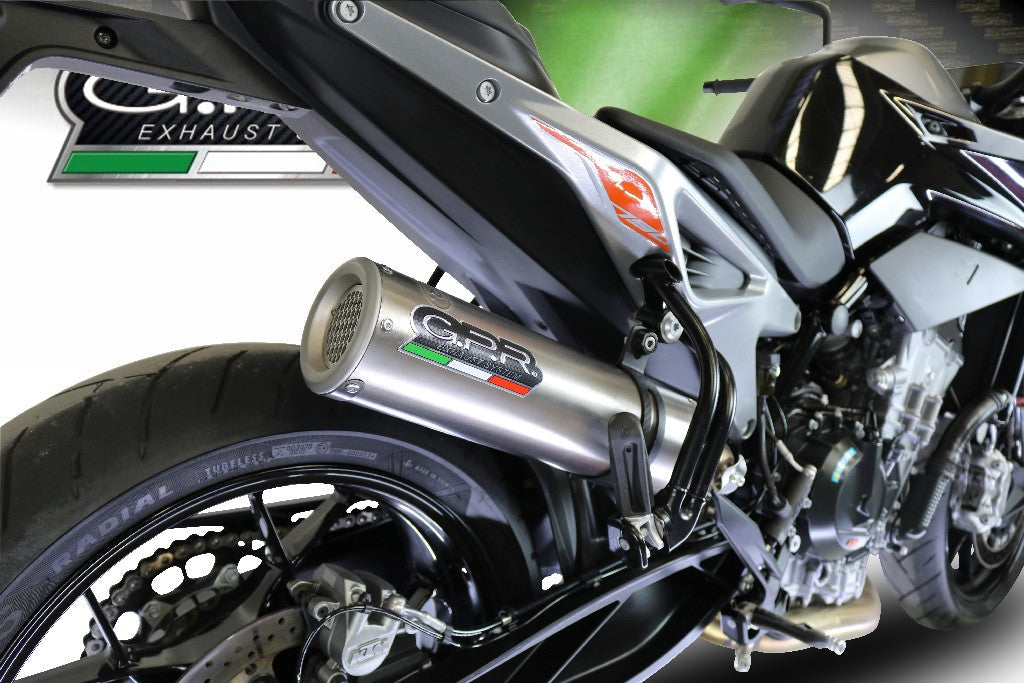 GPR KTM 790 / 890 Duke Slip-on Exhaust "M3 Titanium Natural"