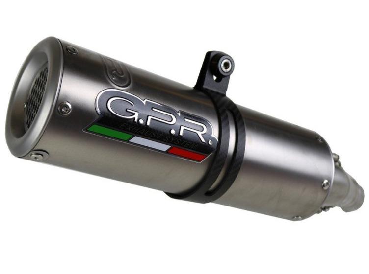 GPR Triumph Speed Triple 1050 (16/17) 3 to 1 Slip-on Exhaust "M3 Titanium Natural" (EU homologated)