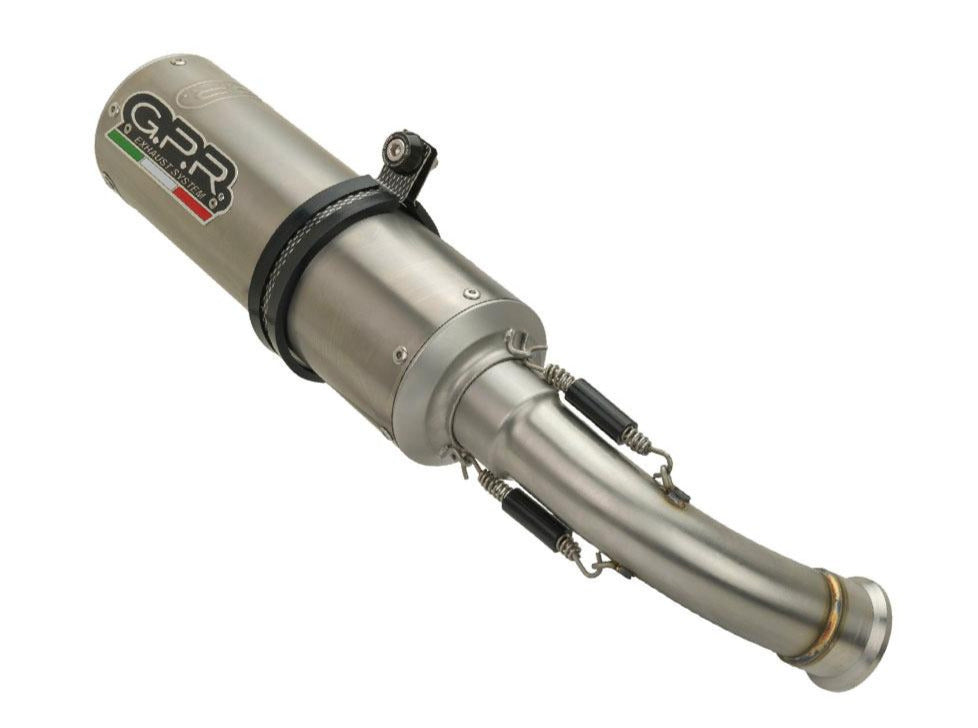 GPR Triumph Speed Triple 1050 (11/15) 3 to 1 Slip-on Exhaust "M3 Titanium Natural" (EU homologated)