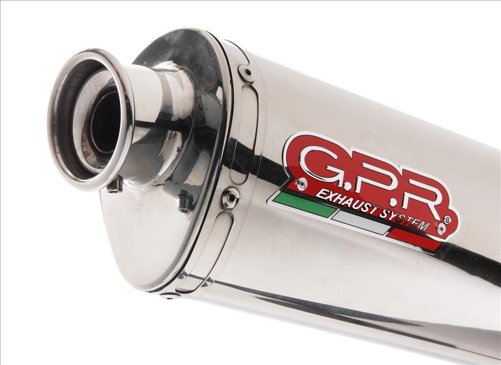 GPR Triumph Speed Triple 1050 (11/15) 3 to 1 Slip-on Exhaust "Trioval" (EU homologated)