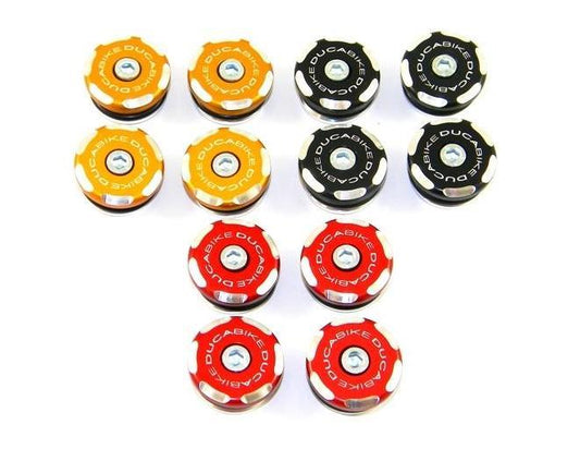 TTM02 - DUCABIKE Ducati Monster Frame Plugs (bi-color)