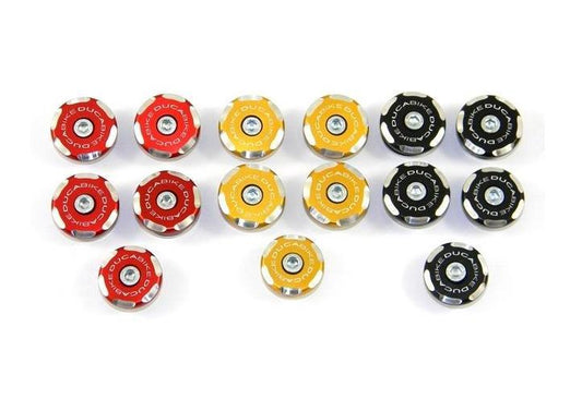 TTMTS02 - DUCABIKE Ducati Multistrada 1000/620/1100 Frame Plugs (bi-color)