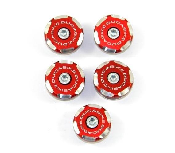 TTMTS02 - DUCABIKE Ducati Multistrada 1000/620/1100 Frame Plugs (bi-color)