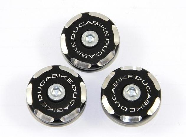 TTST02 - DUCABIKE Ducati Sport Touring Frame Plugs (bi-color)