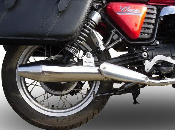 GPR Yamaha XSR700 Full Exhaust System "Vintacone" (EU homologated)